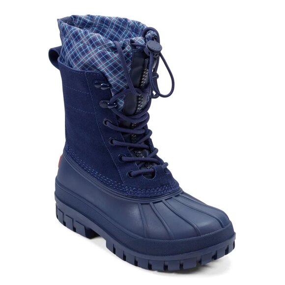 Hunter Women's Skylar Waterproof Duck Boots in Dark Blue - Picture 2 of 8